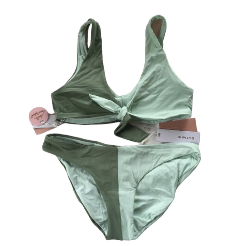 PiliQ Azura Color Block Reversible Bikini Set